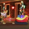 8ft Long Puppy Christmas Inflatable 2 8ft Long Puppy Christmas Inflatable -Christmas Decorations Store 91tR1O3ukNL. AC SL1500 1 600x600 1