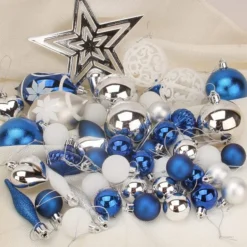 70Pcs Blue, Silver&White Christmas Ornaments With Heart 12 70Pcs Blue, Silver&White Christmas Ornaments With Heart -Christmas Decorations Store 91wq3p6NPWL. AC SL1500 723f0e3c f429 403f a0d9 6ce768391a6d 600x600 1