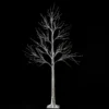 96 LED White Birch Tree Decoration With Lights 6ft