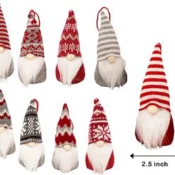 9Pcs Gnome Ornaments Set 6in 10 9Pcs Gnome Ornaments Set 6in -Christmas Decorations Store 9Pcs Gnome Ornaments Set 6in 2 1 600x508 1