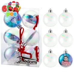 6pcs DIY Clear Christmas Ornament Balls -Christmas Decorations Store B09BP2BLCG product images 1 result 600x600 1