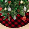 Red And Black Buffalo Plaid Christmas Tree Skirt 48in -Christmas Decorations Store Buffalo Red Large Plaid Christmas Tree Skirt 48in 1 result 1 600x600 1