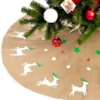 Reindeer Christmas Tree Skirt 48in -Christmas Decorations Store Burlap Reindeer Tree Skirt 48in 1 result 600x625 1
