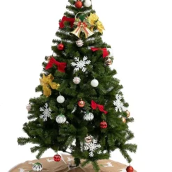 Reindeer Christmas Tree Skirt 48in -Christmas Decorations Store Burlap Reindeer Tree Skirt 48in 4 result 600x842 1