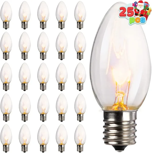 25pcs C9 Christmas Replacement Light Bulb 4 25pcs C9 Christmas Replacement Light Bulb - Image 2