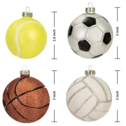 4pcs Basketball Christmas Ornaments Set 13 4pcs Basketball Christmas Ornaments Set -Christmas Decorations Store Christmas Ball Set Tree Decoration 6 result 600x600 1