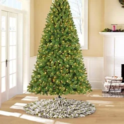 Ruffle Trim Burlap Christmas Tree Skirt 48in 10 Ruffle Trim Burlap Christmas Tree Skirt 48in -Christmas Decorations Store Christmas Burlap Ruffle Trim Tree Skirt 4 result