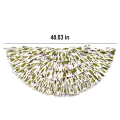 Ruffle Trim Burlap Christmas Tree Skirt 48in 11 Ruffle Trim Burlap Christmas Tree Skirt 48in -Christmas Decorations Store Christmas Burlap Ruffle Trim Tree Skirt 5 result 600x600 1