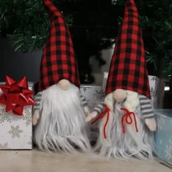 2pcs Couple Plush Gnome Ornaments Tabletop -Christmas Decorations Store Christmas Couple Gnome Christmas Tabletop 6 result 600x400 1