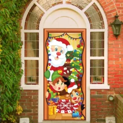 Christmas Door Cover With Window Clings -Christmas Decorations Store Christmas Door Cover with Window Clings 5 result 600x600 1