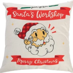 4pcs Rustic Farmhouse Christmas Pillow Covers 18x18in -Christmas Decorations Store Christmas Farmhouse Pillow Cover 4 Pcs 6 result 600x576 1