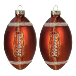 Christmas Football Ornament Glass Blown Ornament -Christmas Decorations Store Christmas Football Ornament Glass Blown Ornament 1 result 600x600 1
