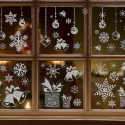 Christmas Glitter Snowflakes Window Wall Stickers 9 Christmas Glitter Snowflakes Window Wall Stickers -Christmas Decorations Store Christmas Glitter Snowflakes Window Wall Stickers 5 result 600x400 1