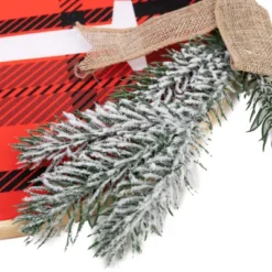 Christmas Buffalo Plaid Joy Sign -Christmas Decorations Store Christmas Joy Sign Buffalo Plaid Wreath 4 result 600x400 1