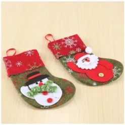 12pcs 3D Mini Christmas Stockings Decoration -Christmas Decorations Store Christmas Mini 3D Stockings 12Pcs 2 result 600x600 1