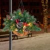 Christmas Pre Lit Hanging Basket 20in 2 Christmas Pre Lit Hanging Basket 20in -Christmas Decorations Store Christmas Prelit Hanging Basket 20in 6 600x600 1
