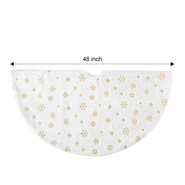 Christmas Sequin Tree Skirt 48in 8 Christmas Sequin Tree Skirt 48in - Image 6