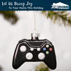 2pcs Christmas Glass Game Controller Ornament -Christmas Decorations Store Christmas Tree Game Controller Ornament Decoration Black and White 5 result 600x600 1