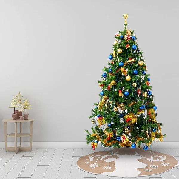 Reindeer Christmas Tree Skirt 48in 7 Reindeer Christmas Tree Skirt 48in - Image 5