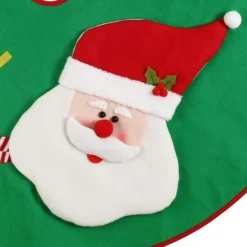 Santa Claus Christmas Tree Skirt 48in -Christmas Decorations Store Christmas Tree Skirt Santa 48in 5 result 600x600 1