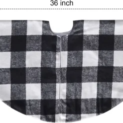Christmas Tree Skirt Thick Plaid White Baffalo 36in 11 Christmas Tree Skirt Thick Plaid White Baffalo 36in -Christmas Decorations Store Christmas Tree Skirt Thick Plaid White Baffalo 36in 4 result 600x368 1
