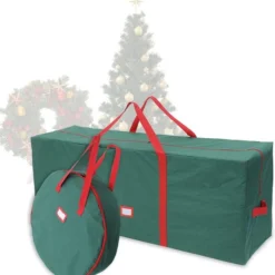 Christmas Tree Storage With Wreath Storage Bag Set -Christmas Decorations Store Christmas Tree Storage with Wreath Storage Bag Set 2 600x636 1