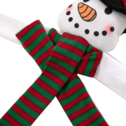 Hugger Plush Snowman Christmas Tree Topper -Christmas Decorations Store Christmas Tree Topper Snowman 5 result 600x600 1