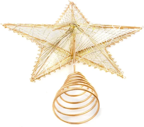 Lighted Christmas Tree Topper Gold Star 7 Lighted Christmas Tree Topper Gold Star - Image 5