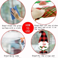 300pcs Christmas Gnome Window Clings 11 300pcs Christmas Gnome Window Clings -Christmas Decorations Store Christmas Window Clings Gnome 300 Pcs 4 result 600x623 1