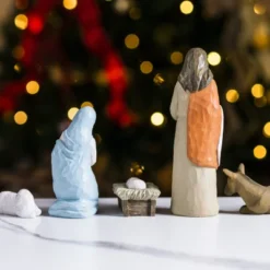 5pcs Resin Holy Family Nativity Figurines -Christmas Decorations Store Christmas family nativity resin decoration 2 600x400 1