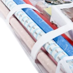 Double Sided Hanging Wrapping Paper Organizer Storage -Christmas Decorations Store Double Sided Hanging Wrapping Paper Organizer Storage 3 1 600x600 1