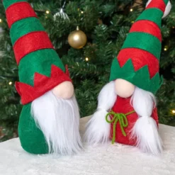 Elf Couple Gnome -Christmas Decorations Store Elf Couple Gnome 4 result 600x600 1