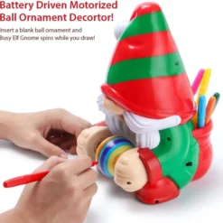 Elf Gnome DIY Christmas Ball Ornaments Arts And Crafts Set -Christmas Decorations Store Elf Gnome Ball Ornament Decorator KLEVER KITS 4 result 600x576 1