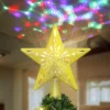 Gold LED Star Christmas Tree Topper -Christmas Decorations Store Gold Star Tree Topper with Rainbow Projector Lights 1 result 600x600 1