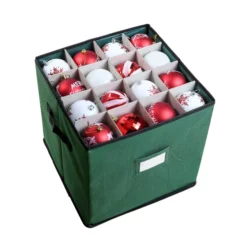 Green Christmas Ornament Storage Box -Christmas Decorations Store Green Christmas Ornament Storage Box 6 1 600x600 1