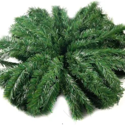 Non Lit Green Artificial Christmas Garland Decorations 50ft -Christmas Decorations Store Green Holiday Garland 1 Pack 50 ft 6 result 600x521 1