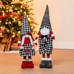Long Leg Standing Gnome Couple(Black Buffalo) 23in -Christmas Decorations Store Long Leg Standing Gnome CoupleBlack Buffalo 23in 6 result 600x600 1
