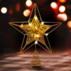 Metal Gold Star Tree Topper With Warm White LED Lights -Christmas Decorations Store Metal Gold Star Tree Topper with Warm White LED Lights 2 result 600x600 1