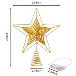 Metal Gold Star Tree Topper With Warm White LED Lights -Christmas Decorations Store Metal Gold Star Tree Topper with Warm White LED Lights 3 result 600x600 1