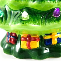 Mini Pre Lit Ceramic Tabletop Christmas Tree 7in -Christmas Decorations Store Mini Prelit Tabletop Christmas Tree 7in 5 600x573 1