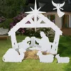 Christmas Holy Family Nativity Scene Decoration 4ft -Christmas Decorations Store Nativity Front Yard Sign Angel Version 4ft 1 result 600x600 1