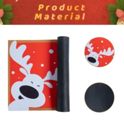 Peeking Reindeer Christmas Doormat 11 Peeking Reindeer Christmas Doormat -Christmas Decorations Store Peeking Reindeer Doormat 4 result 600x600 1