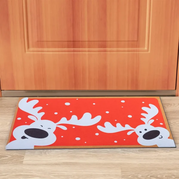 Peeking Reindeer Christmas Doormat 8 Peeking Reindeer Christmas Doormat - Image 6