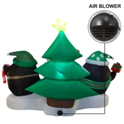 6ft Penguin Christmas Gathering Inflatable 10 6ft Penguin Christmas Gathering Inflatable -Christmas Decorations Store Penguin Christmas Gathering Inflatable 3 result 600x600 1