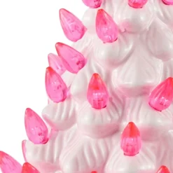 9in Ceramic Pink Tabletop Christmas Tree Prelit 12 9in Ceramic Pink Tabletop Christmas Tree Prelit -Christmas Decorations Store Pink Ceramic Christmas Tree 9in 5 result 1 600x600 1