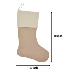 6pcs Plain Burlap Christmas Stockings 18in 11 6pcs Plain Burlap Christmas Stockings 18in -Christmas Decorations Store Plain Burlap Christmas Stocking 5 result 600x600 1