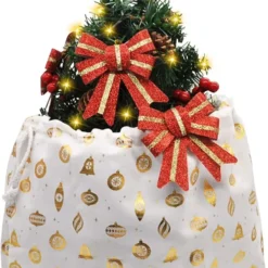 Pre Lit Table Top Christmas Tree Decoration 24in -Christmas Decorations Store Prelit Tabletop Christmas Tree with Tree Skirt 24in 4 result 600x998 1