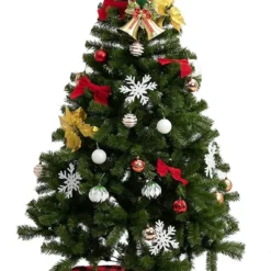 Red Buffalo Plaid Christmas Tree Skirt 48in -Christmas Decorations Store Red Plaid Christmas Tree Skirt 48in 3 result 600x1045 1