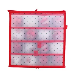 Red Plastic Ornament Storage Box -Christmas Decorations Store Red Plastic Ornament Storage Box 4 1 600x600 1