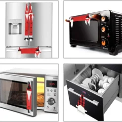 9pcs Gnome Christmas Refrigerator Door Handle Covers -Christmas Decorations Store Refrigerator Handle Covers Gnome 9 Pack 4 result 600x586 1